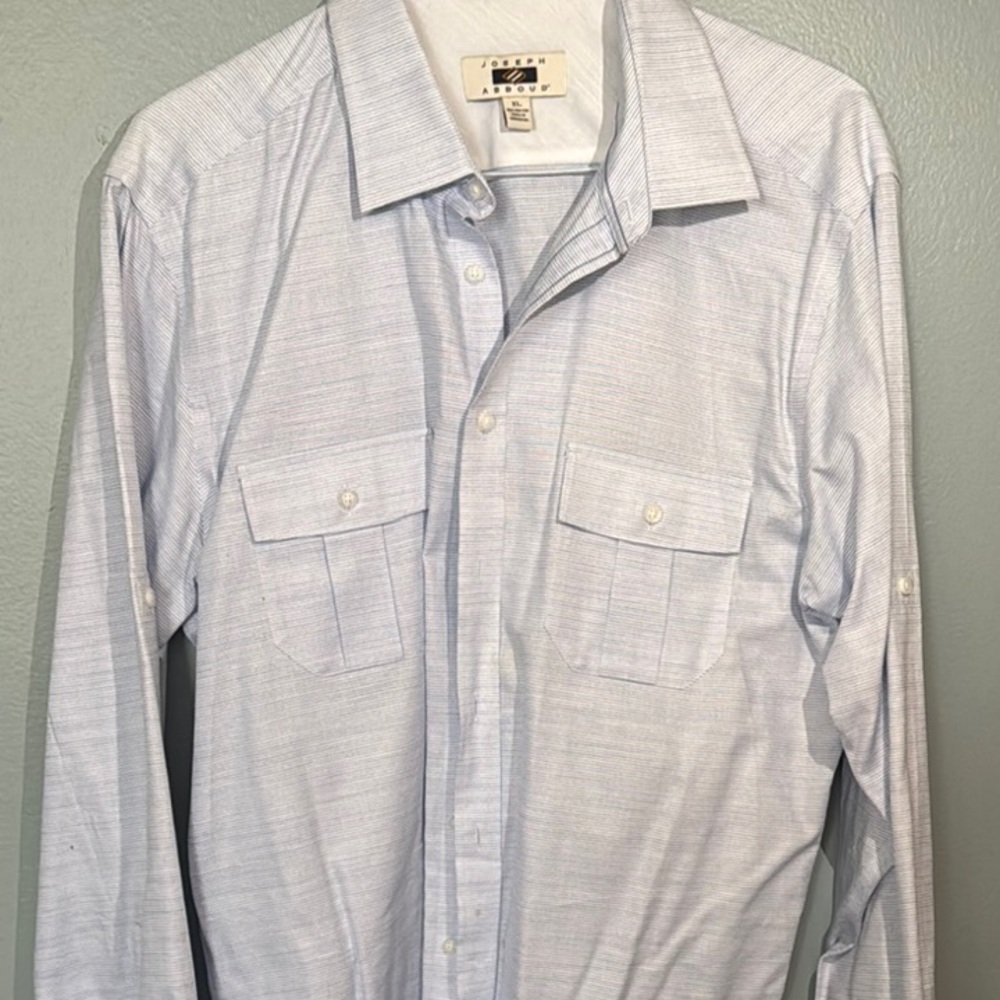 Joseph Abboud Casual Button Down Shirt in Blue